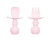 Bumkins Silicone Cutlery - Fork and Spoon