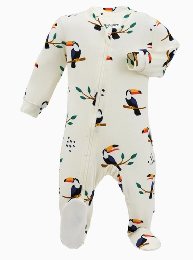 Zippy Jamz Organic Onesie - Footed 3-6 Months